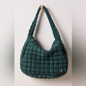 Brand New/Never Used-Free People Movement-Quilted Carryall Bag in Evergreen